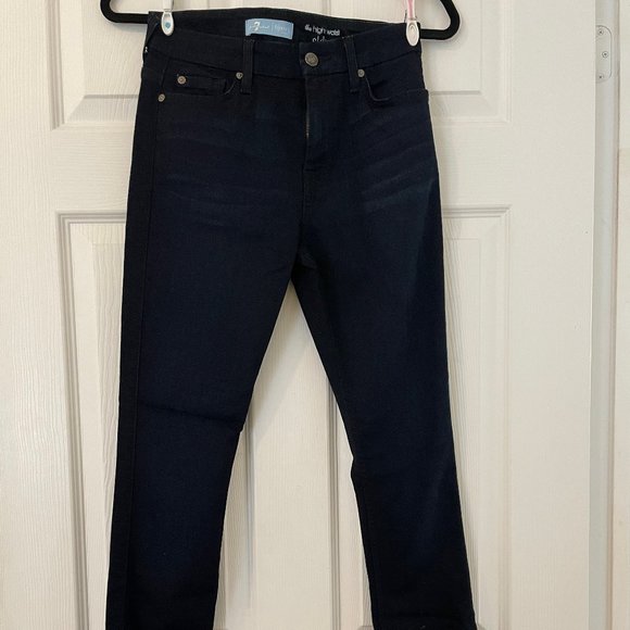 7 For All Mankind High Waist Skinny Jeans - Picture 1 of 3